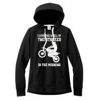 2 Strokes Matter! MX Motocross Dirt Biker Hoodie Gift Idea Women's Fleece Hoodie