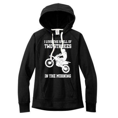 2 Strokes Matter! MX Motocross Dirt Biker Hoodie Gift Idea Women's Fleece Hoodie