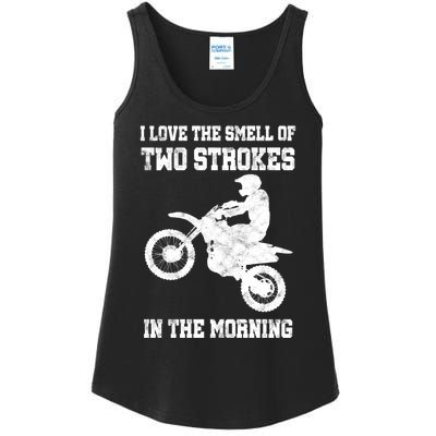 2 Strokes Matter! MX Motocross Dirt Biker Hoodie Gift Idea Ladies Essential Tank