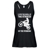 2 Strokes Matter! MX Motocross Dirt Biker Hoodie Gift Idea Ladies Essential Flowy Tank