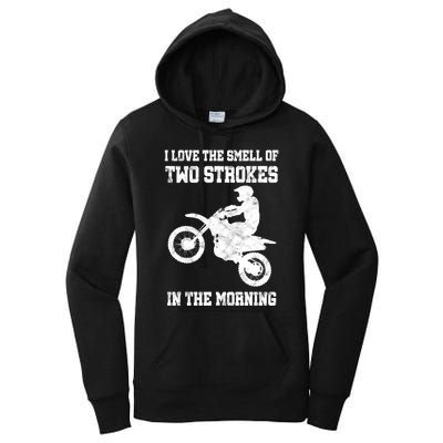 2 Strokes Matter! MX Motocross Dirt Biker Hoodie Gift Idea Women's Pullover Hoodie