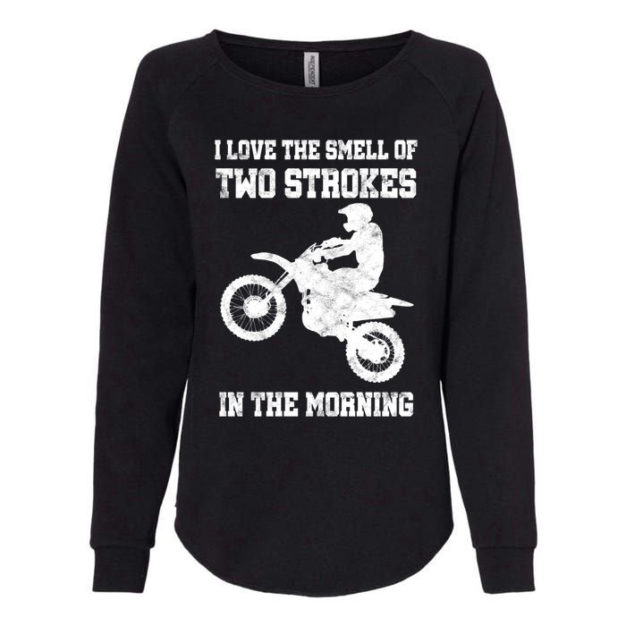 2 Strokes Matter! MX Motocross Dirt Biker Hoodie Gift Idea Womens California Wash Sweatshirt