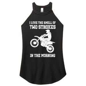 2 Strokes Matter! MX Motocross Dirt Biker Hoodie Gift Idea Women's Perfect Tri Rocker Tank