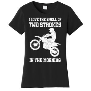 2 Strokes Matter! MX Motocross Dirt Biker Hoodie Gift Idea Women's T-Shirt