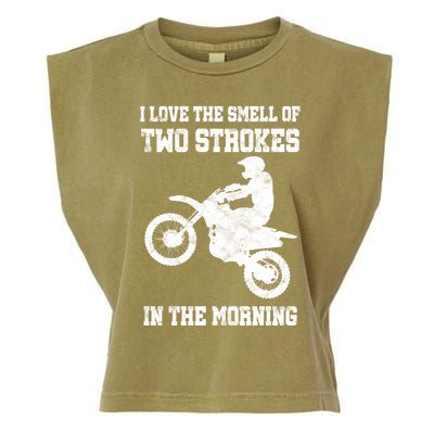 2 Strokes Matter! MX Motocross Dirt Biker Hoodie Gift Idea Garment-Dyed Women's Muscle Tee