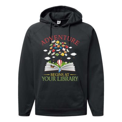 2024 Summer Reading Adventure At Your Library Performance Fleece Hoodie