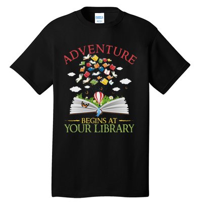 2024 Summer Reading Adventure At Your Library Tall T-Shirt