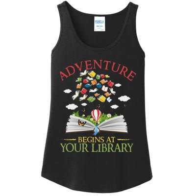 2024 Summer Reading Adventure At Your Library Ladies Essential Tank