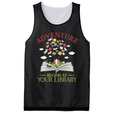 2024 Summer Reading Adventure At Your Library Mesh Reversible Basketball Jersey Tank