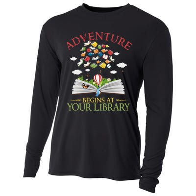 2024 Summer Reading Adventure At Your Library Cooling Performance Long Sleeve Crew