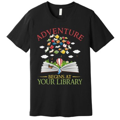 2024 Summer Reading Adventure At Your Library Premium T-Shirt