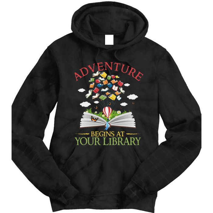 2024 Summer Reading Adventure At Your Library Tie Dye Hoodie