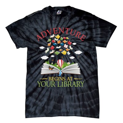 2024 Summer Reading Adventure At Your Library Tie-Dye T-Shirt