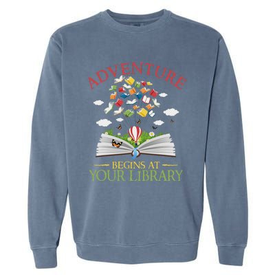 2024 Summer Reading Adventure At Your Library Garment-Dyed Sweatshirt