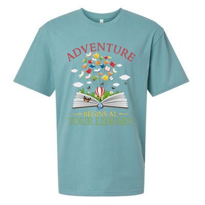 2024 Summer Reading Adventure At Your Library Sueded Cloud Jersey T-Shirt