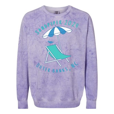 2024 Sandpiper Summer Beach Chair Colorblast Crewneck Sweatshirt