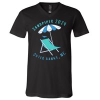 2024 Sandpiper Summer Beach Chair V-Neck T-Shirt