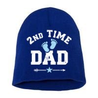 2nd Second Time Dad Announcet Great Gift Short Acrylic Beanie