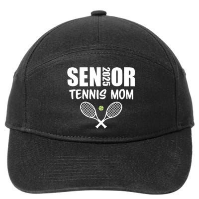 2025 Senior Tennis Mom Team Parent Helper Class Of 2025 7-Panel Snapback Hat