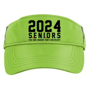 2024 Seniors The One Where They Graduated Adult Drive Performance Visor