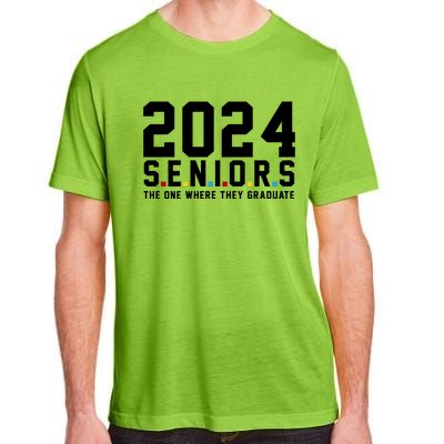 2024 Seniors The One Where They Graduated Adult ChromaSoft Performance T-Shirt