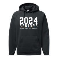 2024 Seniors The One Where They Graduated Performance Fleece Hoodie