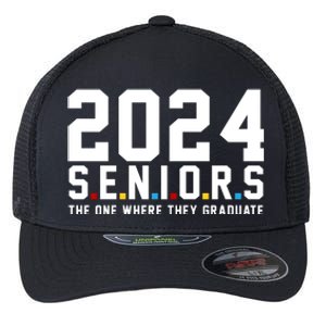 2024 Seniors The One Where They Graduated Flexfit Unipanel Trucker Cap