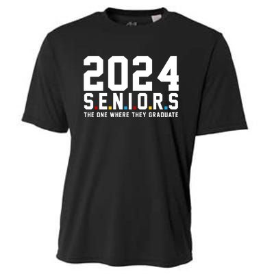 2024 Seniors The One Where They Graduated Cooling Performance Crew T-Shirt