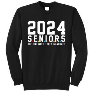 2024 Seniors The One Where They Graduated Sweatshirt