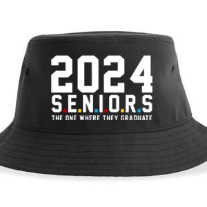 2024 Seniors The One Where They Graduated Sustainable Bucket Hat