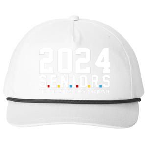 2024 Seniors The One Where They Graduated Snapback Five-Panel Rope Hat