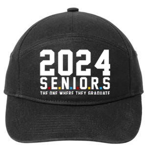 2024 Seniors The One Where They Graduated 7-Panel Snapback Hat