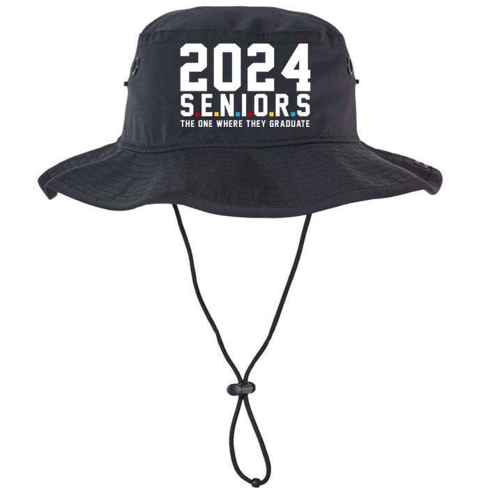 2024 Seniors The One Where They Graduated Legacy Cool Fit Booney Bucket Hat