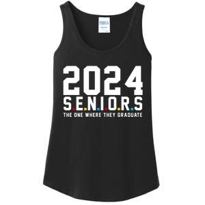 2024 Seniors The One Where They Graduated Ladies Essential Tank