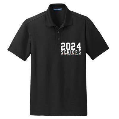 2024 Seniors The One Where They Graduated Dry Zone Grid Polo