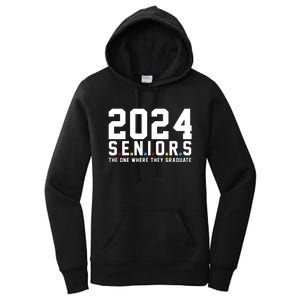 2024 Seniors The One Where They Graduated Women's Pullover Hoodie