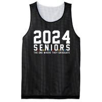 2024 Seniors The One Where They Graduated Mesh Reversible Basketball Jersey Tank