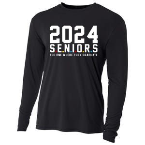 2024 Seniors The One Where They Graduated Cooling Performance Long Sleeve Crew