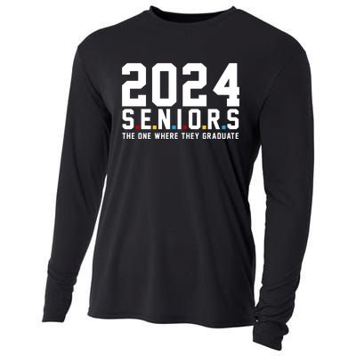 2024 Seniors The One Where They Graduated Cooling Performance Long Sleeve Crew