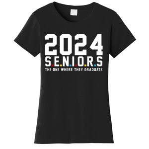 2024 Seniors The One Where They Graduated Women's T-Shirt