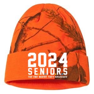 2024 Seniors The One Where They Graduated Kati Licensed 12" Camo Beanie