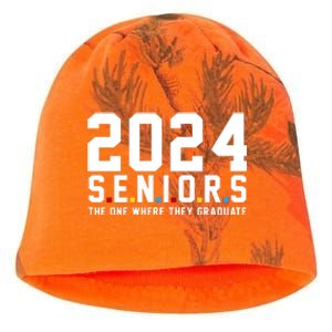 2024 Seniors The One Where They Graduated Kati - Camo Knit Beanie