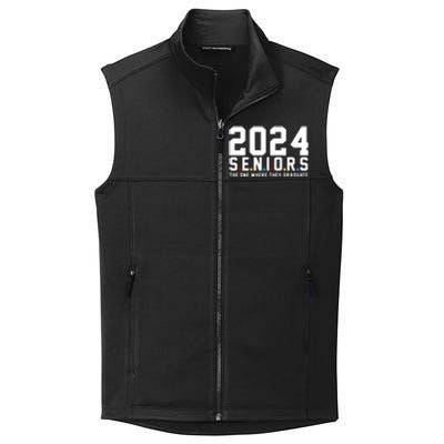 2024 Seniors The One Where They Graduated Collective Smooth Fleece Vest