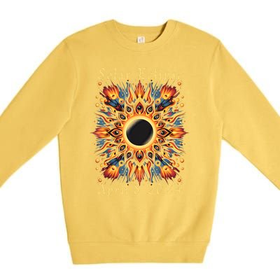 2024 Sun Totality April 8th America Premium Crewneck Sweatshirt