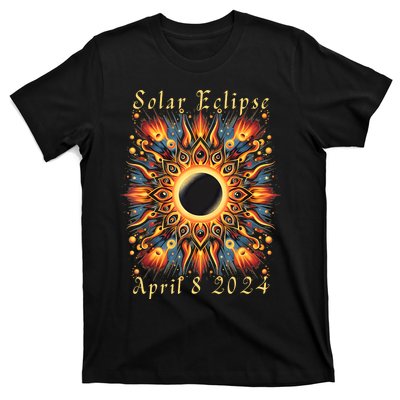 2024 Sun Totality April 8th America T-Shirt