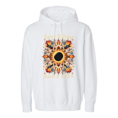 2024 Sun Totality April 8th America Garment-Dyed Fleece Hoodie