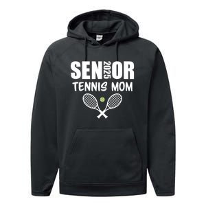 2025 Senior Tennis Mom Team Parent Helper Class Of 2025 Performance Fleece Hoodie