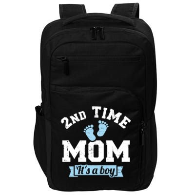 2nd Second Time Mom Of 2 It's A Cute Gift Impact Tech Backpack