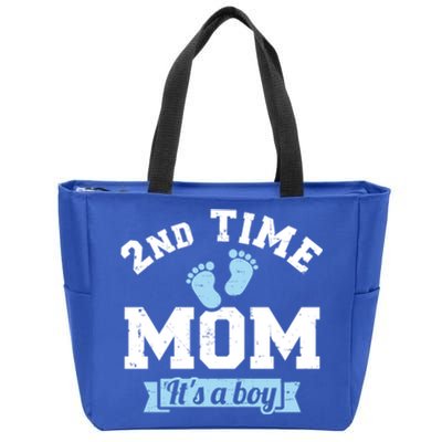 2nd Second Time Mom Of 2 It's A Cute Gift Zip Tote Bag