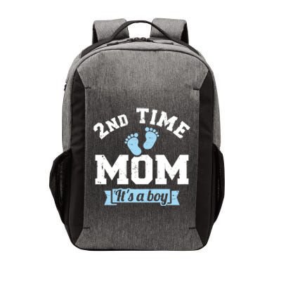 2nd Second Time Mom Of 2 It's A Cute Gift Vector Backpack